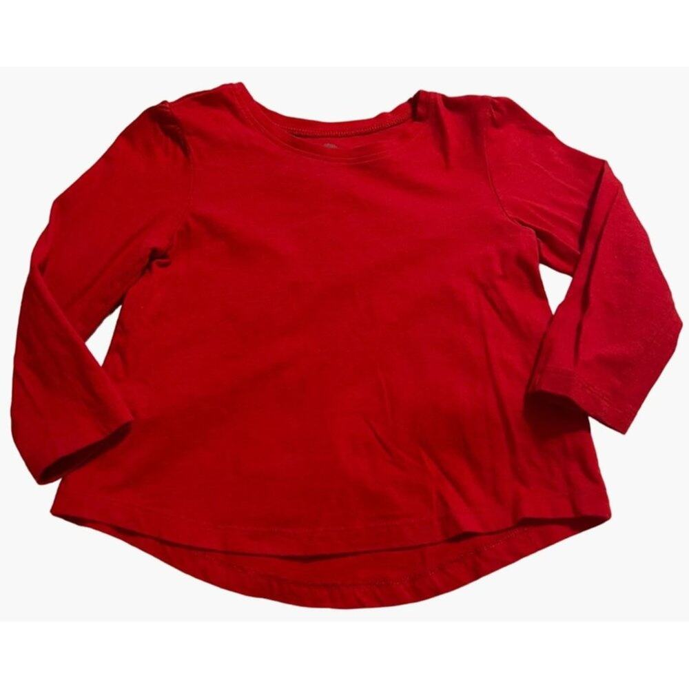 Baby GAP Brannan's favorite Shirt Toddler Size 2 Long Sleeve Red Excellent very